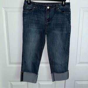 Oso Casuals cropped‎ cuffed Jeans size 10